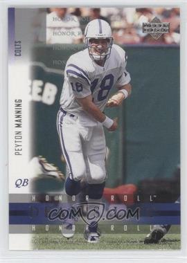 2002 Upper Deck Honor Roll - Dean's List Quarterbacks #DLQ-5 - Peyton Manning