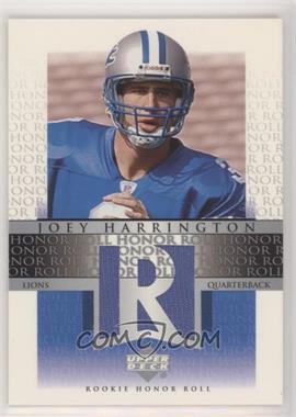 2002 Upper Deck Honor Roll - Rookie Honor Roll #RHR-JH - Joey Harrington