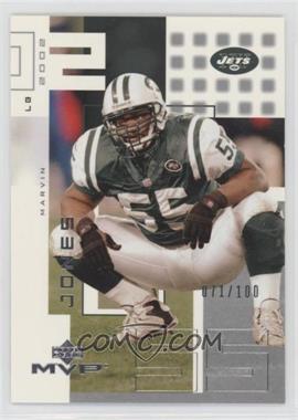 2002 Upper Deck MVP - [Base] - Silver #166 - Marvin Jones /100