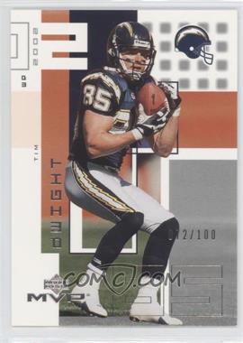 2002 Upper Deck MVP - [Base] - Silver #193 - Tim Dwight /100