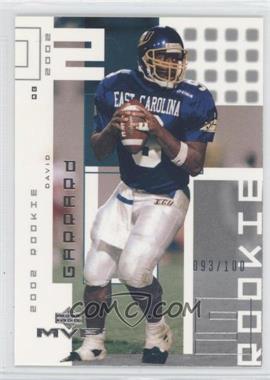 2002 Upper Deck MVP - [Base] - Silver #282 - David Garrard /100