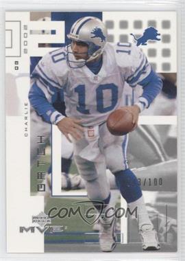 2002 Upper Deck MVP - [Base] - Silver #79 - Charlie Batch /100