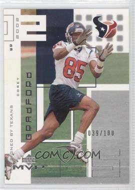 2002 Upper Deck MVP - [Base] - Silver #94 - Corey Bradford /100