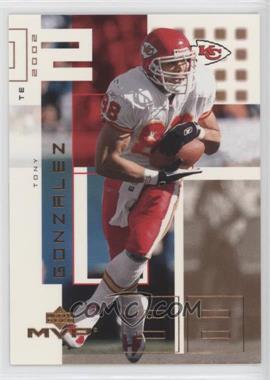 2002 Upper Deck MVP - [Base] #122 - Tony Gonzalez