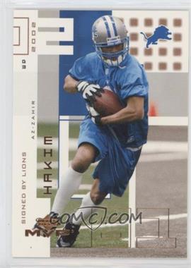 2002 Upper Deck MVP - [Base] #78 - Az-Zahir Hakim