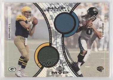 2002 Upper Deck MVP - Souvenirs Dual #SD-BB - Mark Brunell