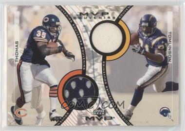 2002 Upper Deck MVP - Souvenirs Dual #SD-TT - Anthony Thomas, LaDainian Tomlinson