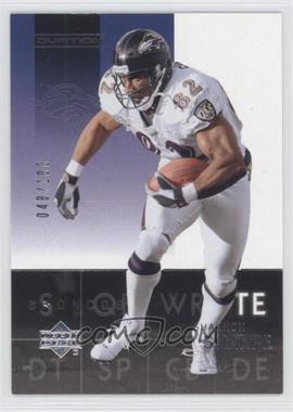 2002 Upper Deck Ovation - [Base] - Silver #25 - Shannon Sharpe /100