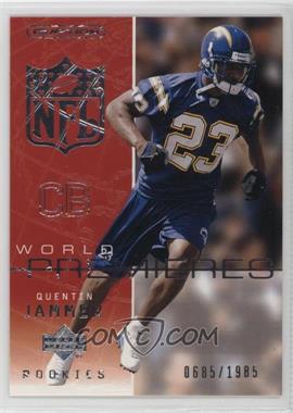 2002 Upper Deck Ovation - [Base] #113 - World Premieres - Quentin Jammer /1985