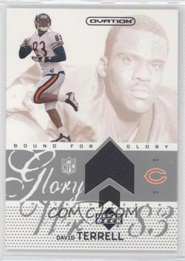 2002 Upper Deck Ovation - Bound for Glory Jerseys #BG-DT - David Terrell