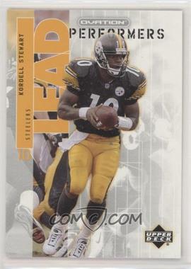 2002 Upper Deck Ovation - Lead Performers #LP-26 - Kordell Stewart