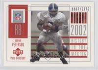History in the Making - Adrian Peterson #/2,002