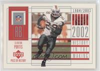 History in the Making - Clinton Portis #/2,002