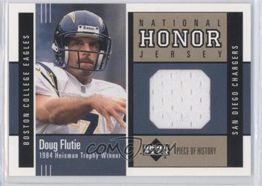 2002 Upper Deck Piece Of History - National Honor Jersey #NHJ-DF - Doug Flutie
