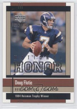 2002 Upper Deck Piece Of History - National Honor #NH-1 - Doug Flutie