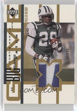 2002 Upper Deck Piece Of History - The Big Game - Patch #BGJ-CM - Curtis Martin /25