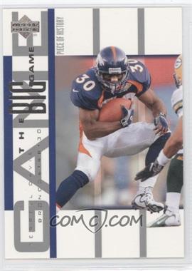 2002 Upper Deck Piece Of History - The Big Game #BG-12 - Terrell Davis