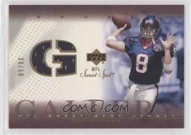 2002 Upper Deck Sweet Spot - Rookie Gallery Jerseys - Gold #RG-DC - David Carr /50