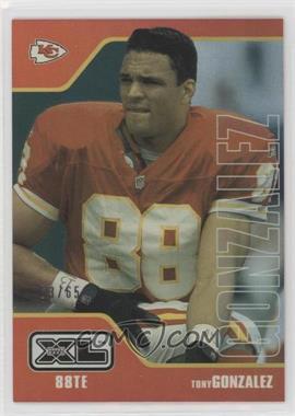 2002 Upper Deck XL - [Base] - Holofoil #233 - Tony Gonzalez /65 [Poor to Fair]