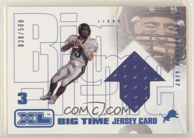 2002 Upper Deck XL - Big Time Jerseys #BTJH - Joey Harrington /500