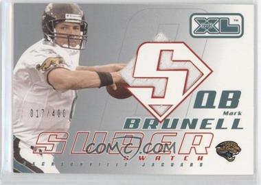 2002 Upper Deck XL - Super Swatch - Silver #SSBR - Mark Brunell /400