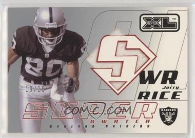 2002 Upper Deck XL - Super Swatch - Silver #SSJR - Jerry Rice /25