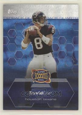 2003-04 Topps Finest Super Bowl - [Base] #1 - David Carr