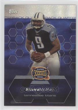 2003-04 Topps Finest Super Bowl - [Base] #4 - Steve McNair