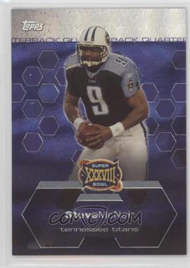 2003-04 Topps Finest Super Bowl - [Base] #4 - Steve McNair