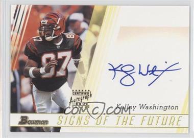 2003 Bowman - Signs of the Future #SF-KW - Kelley Washington