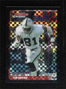 2003 Bowman Chrome - [Base] - X-Fractor #71 - Tim Brown /250