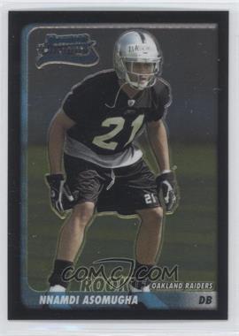 2003 Bowman Chrome - [Base] #211 - Nnamdi Asomugha