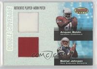 Anquan Boldin, Bethel Johnson [EX to NM] #/50