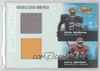 Willis McGahee, Larry Johnson #/50