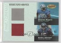 Charles Rogers, Andre Johnson #/50