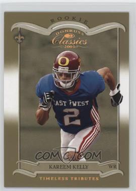 2003 Donruss Classics - [Base] - Gold National Convention Embossing #191 - Kareem Kelly /1