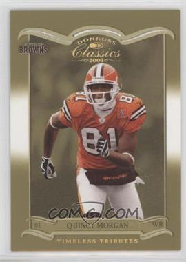 2003 Donruss Classics - [Base] - Gold National Convention Embossing #24 - Quincy Morgan /1