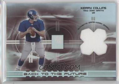 2003 Donruss Elite - Back to the Future - Jerseys #BF-17 - Kerry Collins, Frank Gifford /100