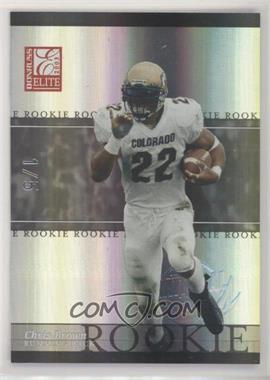2003 Donruss Elite - [Base] - National Convention Embossing #115 - Chris Brown /5