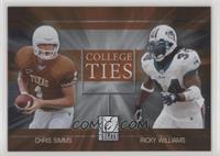 Chris Simms, Ricky Williams #/2,000