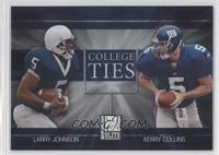 Larry Johnson, Kerry Collins #/2,000