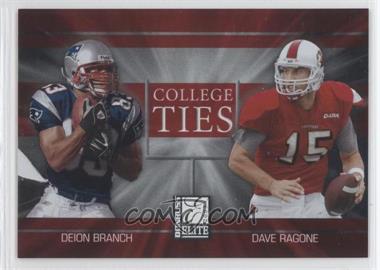 2003 Donruss Elite - College Ties #CT-4 - Dave Ragone, Deion Branch /2000