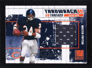 2003 Donruss Elite - Throwback Threads #TT-3 - Walter Payton /250