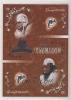 Larry Csonka, Ricky Williams [EX to NM] #/600