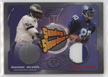 2003 Flair - Sunday Showdown Materials - Patches #SSP-JS - Donovan McNabb, Jeremy Shockey /100