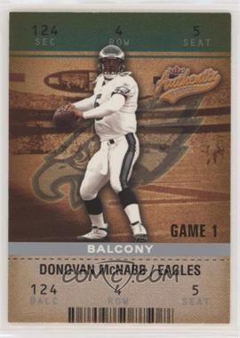 2003 Fleer Authentix - [Base] - Balcony #1 - Donovan McNabb /250