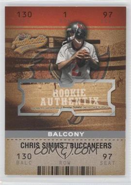 2003 Fleer Authentix - [Base] - Balcony #121 - Chris Simms /250