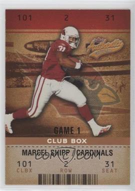 2003 Fleer Authentix - [Base] - Club Box #96 - Marcel Shipp /100