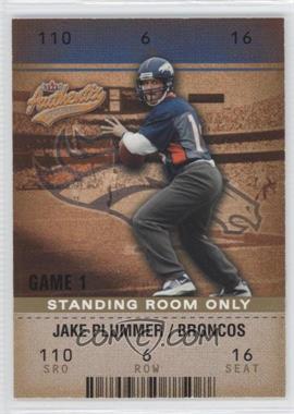 2003 Fleer Authentix - [Base] - Standing Room Only #18 - Jake Plummer /25