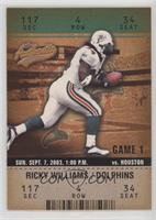 Ricky Williams #/25